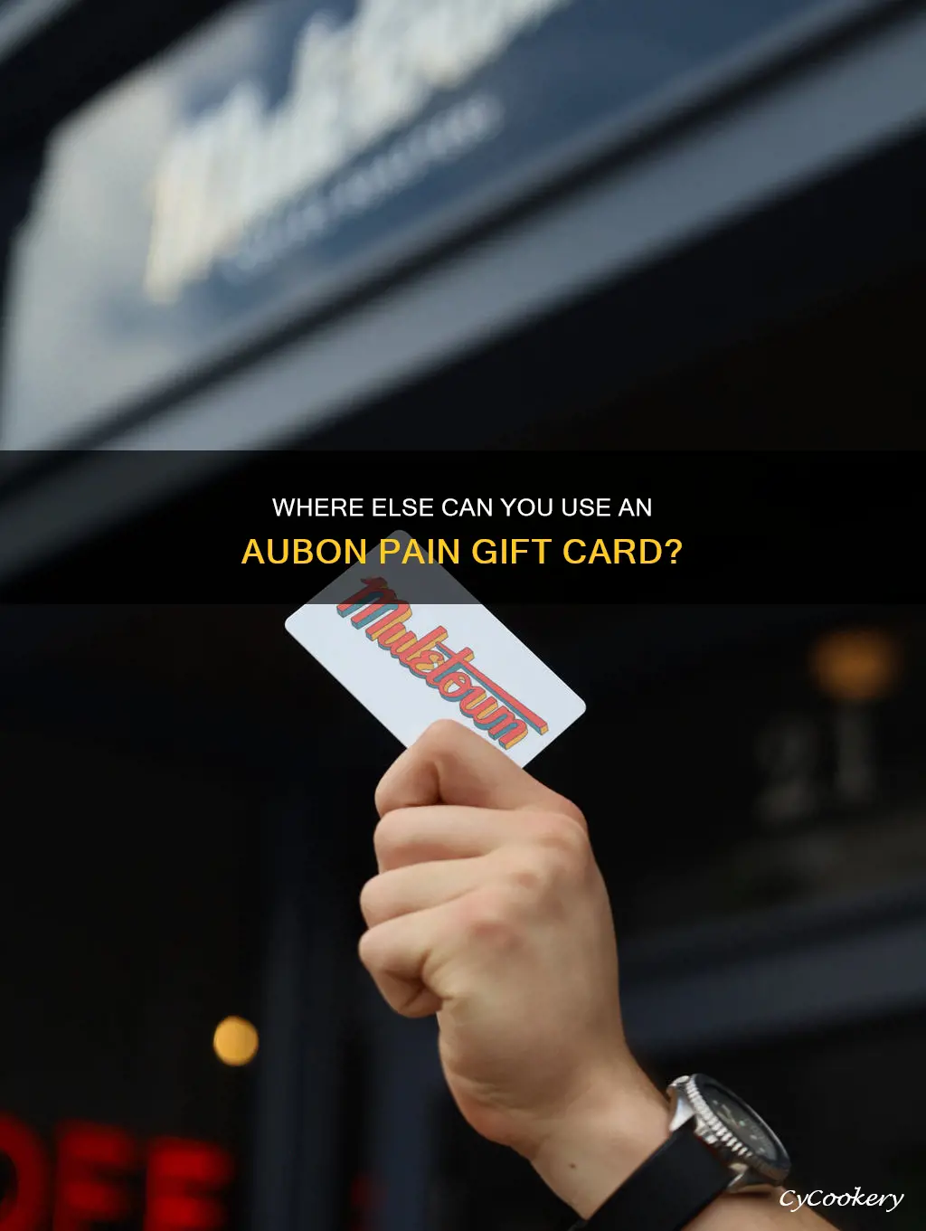 can you use aubon pan giftcard outside aubon pan