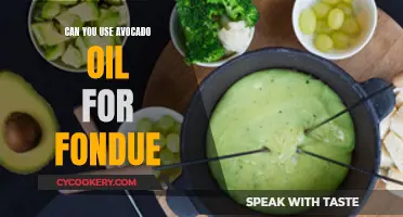 Avocado Oil for Fondue: A Tasty, Healthy Twist?