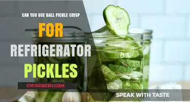 Using Ball Pickle Crisp for Refrigerator Pickles: Tips and Tricks
