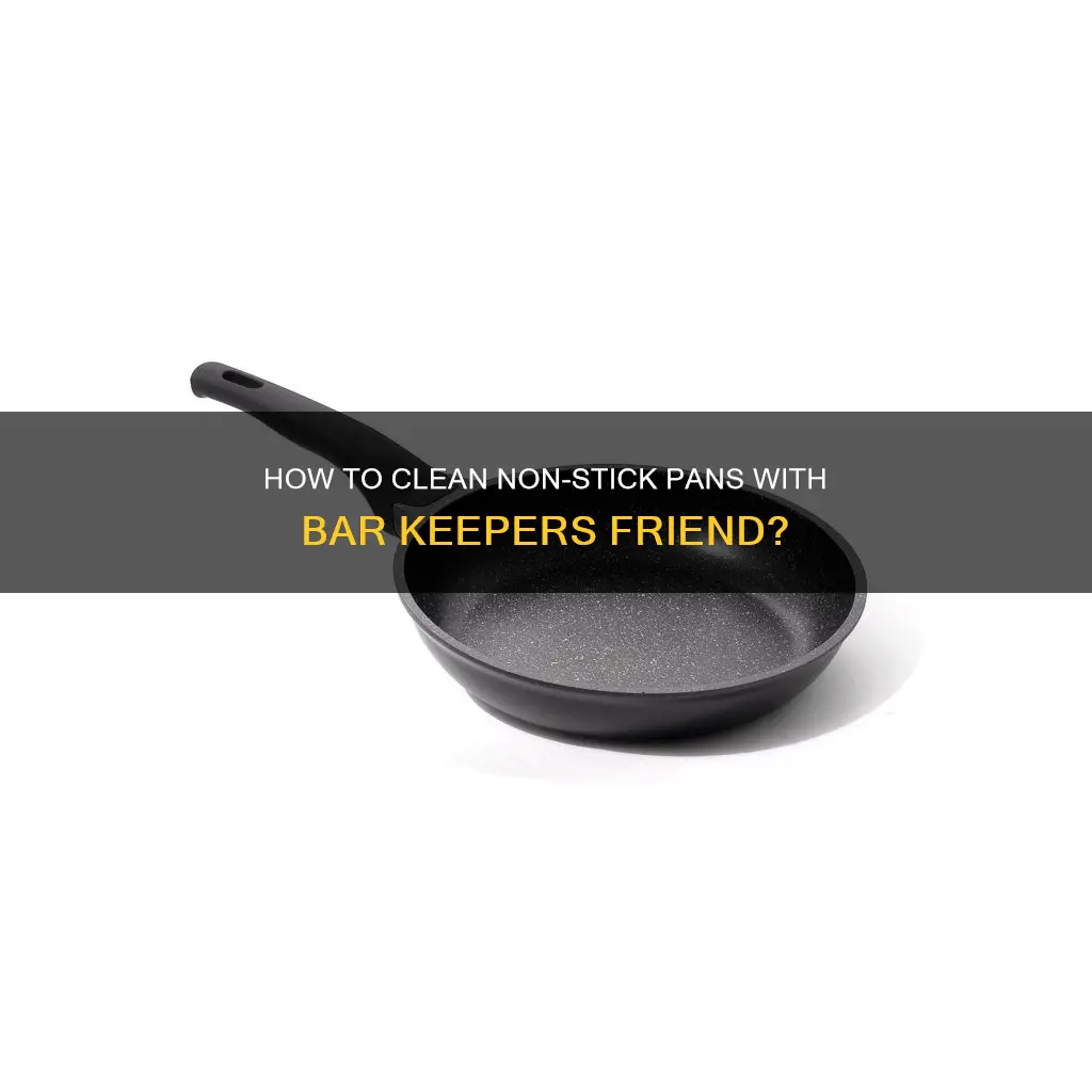 can you use bar keepers friend on non stick pans