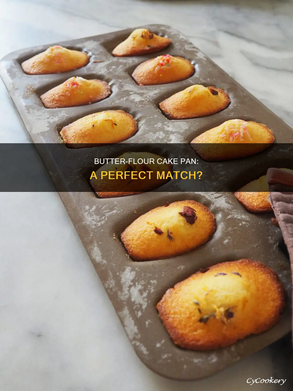 can you use butter to flour a cake pan