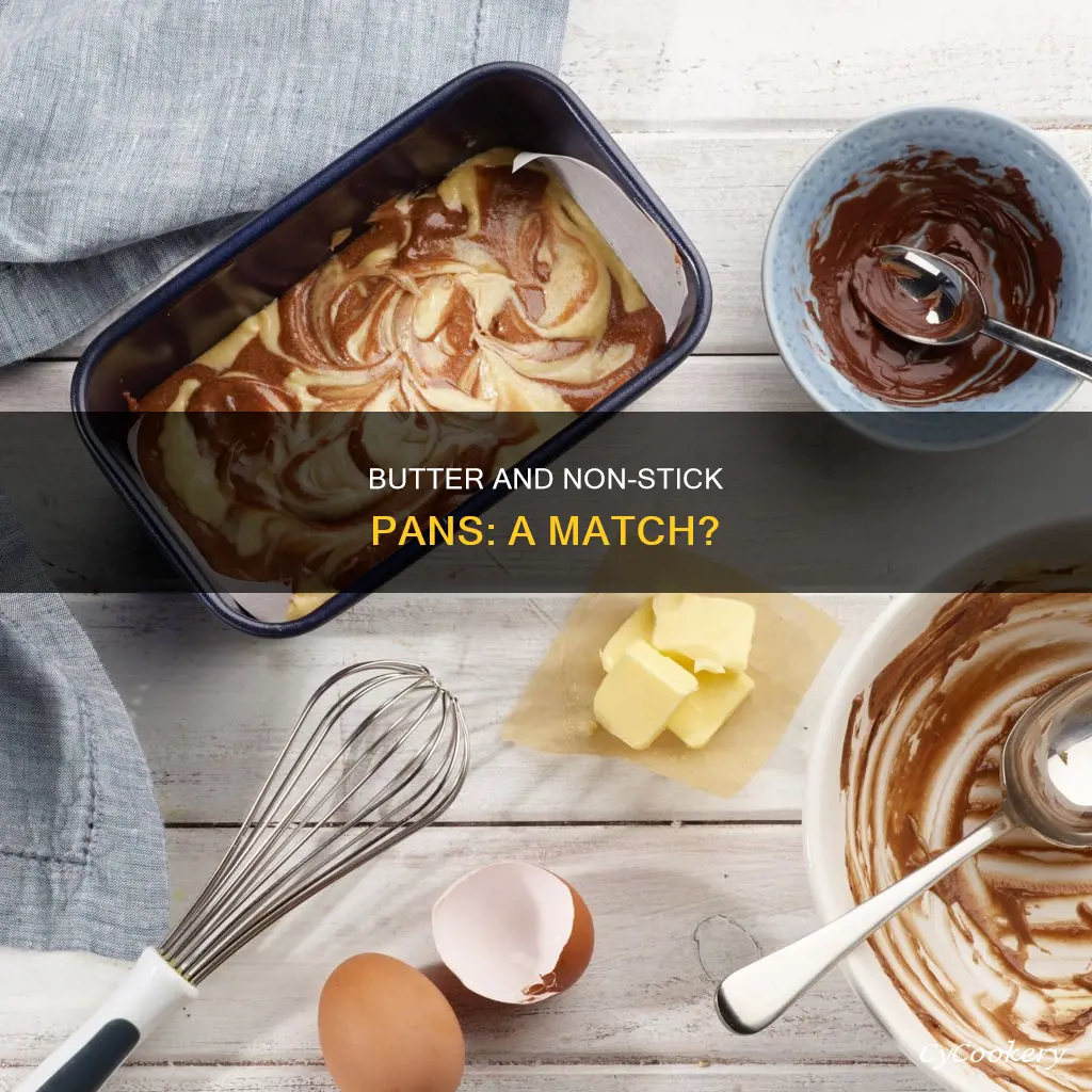 can you use butter to non stick pans