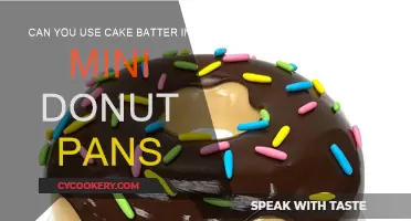 Using Cake Batter in Mini Donut Pans: A Smart Move?