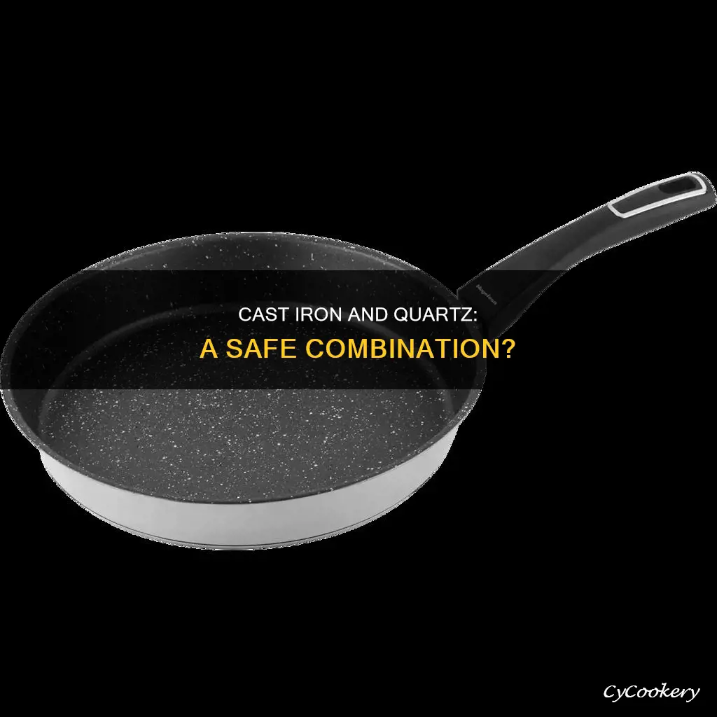 can you use cast iron pans on quartz sinks