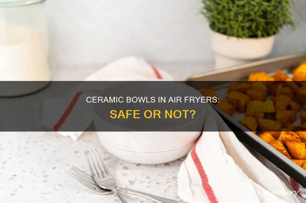 can you use ceramic bowls in air fryer