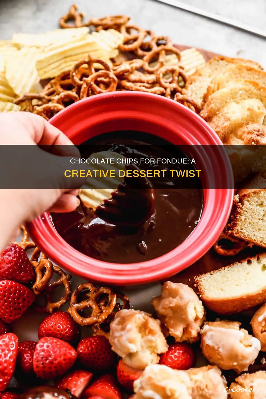 can you use chocolate chips for fondue