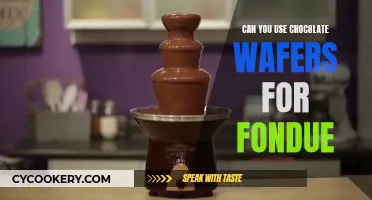 Chocolate Wafers for Fondue: A Decadent Delight?