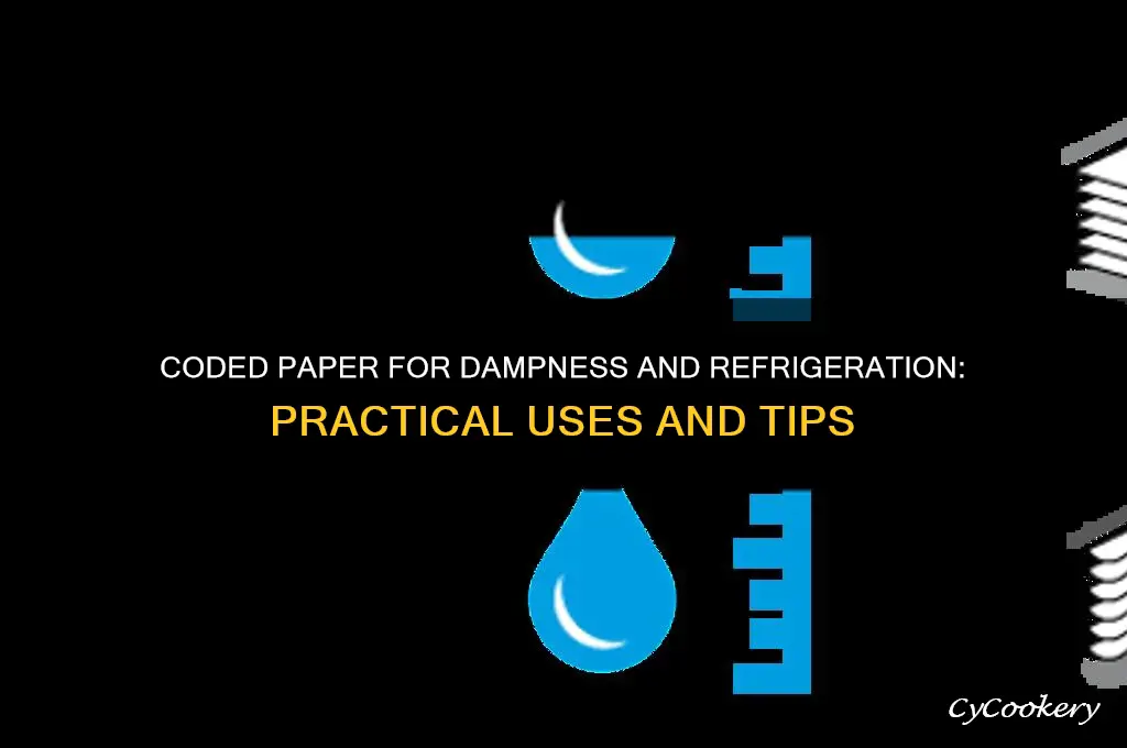 can you use coded paper for dampness and refrigerated