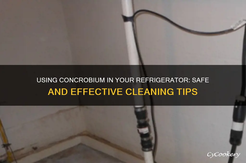 can you use concrobium in refrigerator