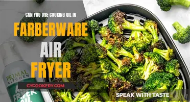 Cooking Oil in the Farberware Air Fryer: A Guide to Healthy Frying