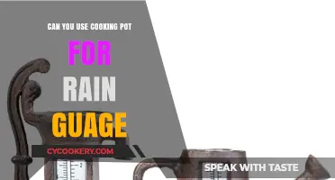 Creative Rain Gauge: Use Your Cooking Pot!