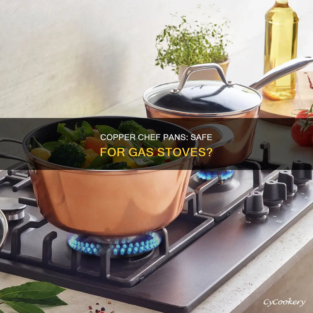 can you use copper chef pans on a gas stove