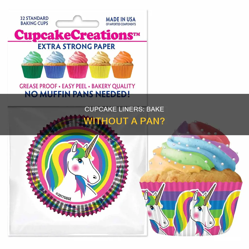 can you use cupcake liners without pan