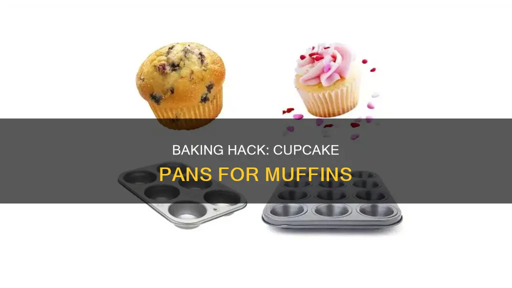 can you use cupcake pan for muffins