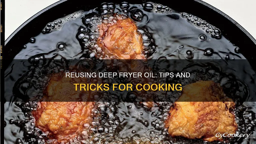 can you use deep fryer oil to cook with