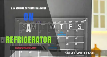 Can You Use Dry Erase Markers on a Refrigerator?