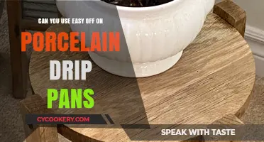 Easy-Off on Porcelain Drip Pans: Safe or Not?