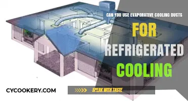 Evaporative Cooling Ducts for Refrigerated Cooling: Feasibility and Benefits