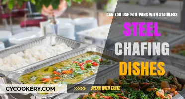 Chafing Dishes: Foil Pans Compatible with Stainless Steel?