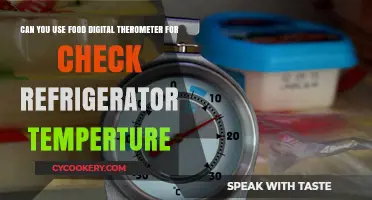Using a Food Digital Thermometer to Monitor Refrigerator Temperature