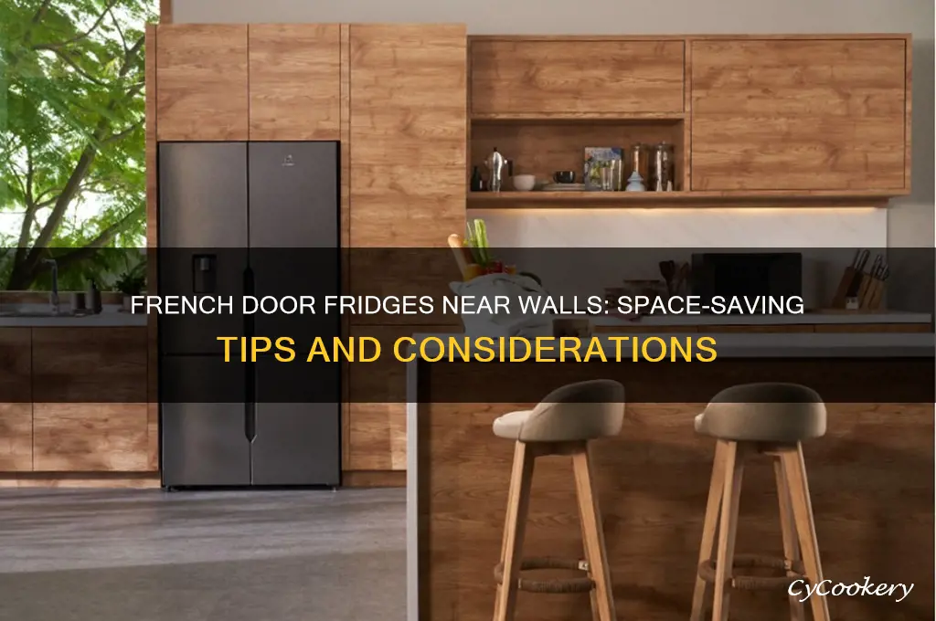 can you use french door refrigerators next to a wall