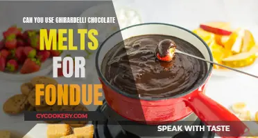 Chocolate Melts: The Perfect Fondue?