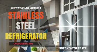 Using Glass Cleaner on Stainless Steel Fridges: Safe or Risky?