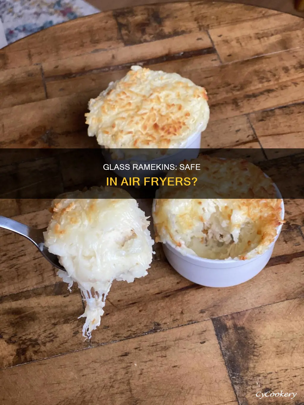 can you use glass ramekins in an air fryer