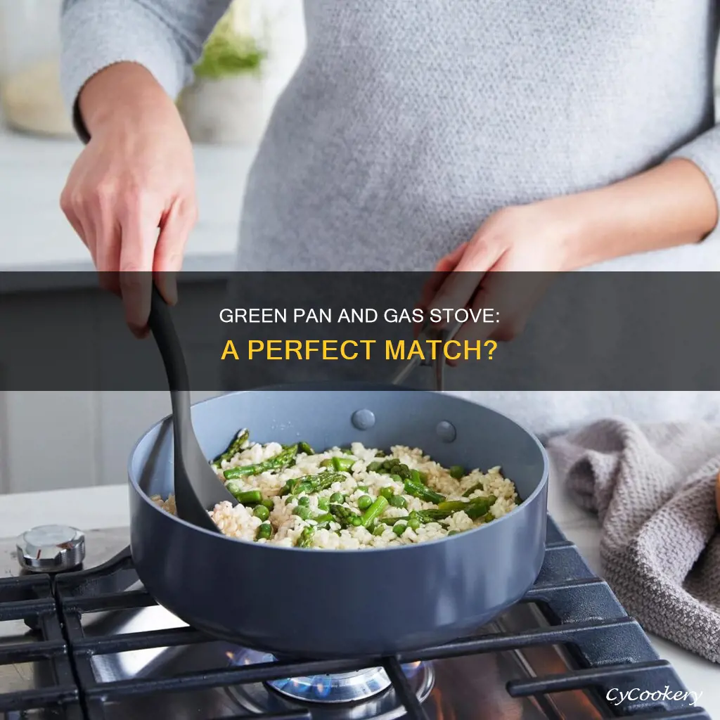 can you use green pan on gas stove
