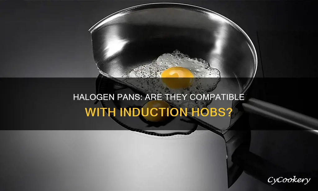 can you use halogen pans on induction hob