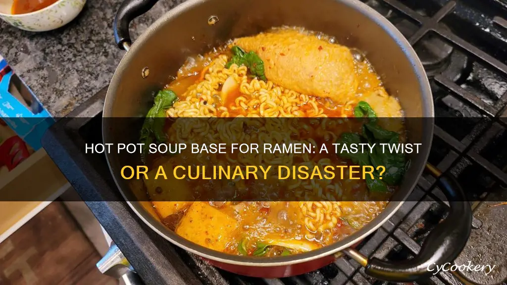 can you use hot pot soup base for ramen