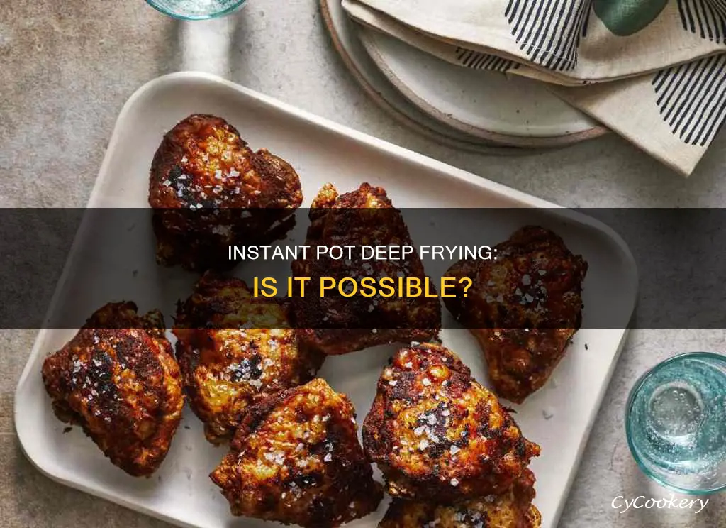 can you use instant pot as a deep fryer