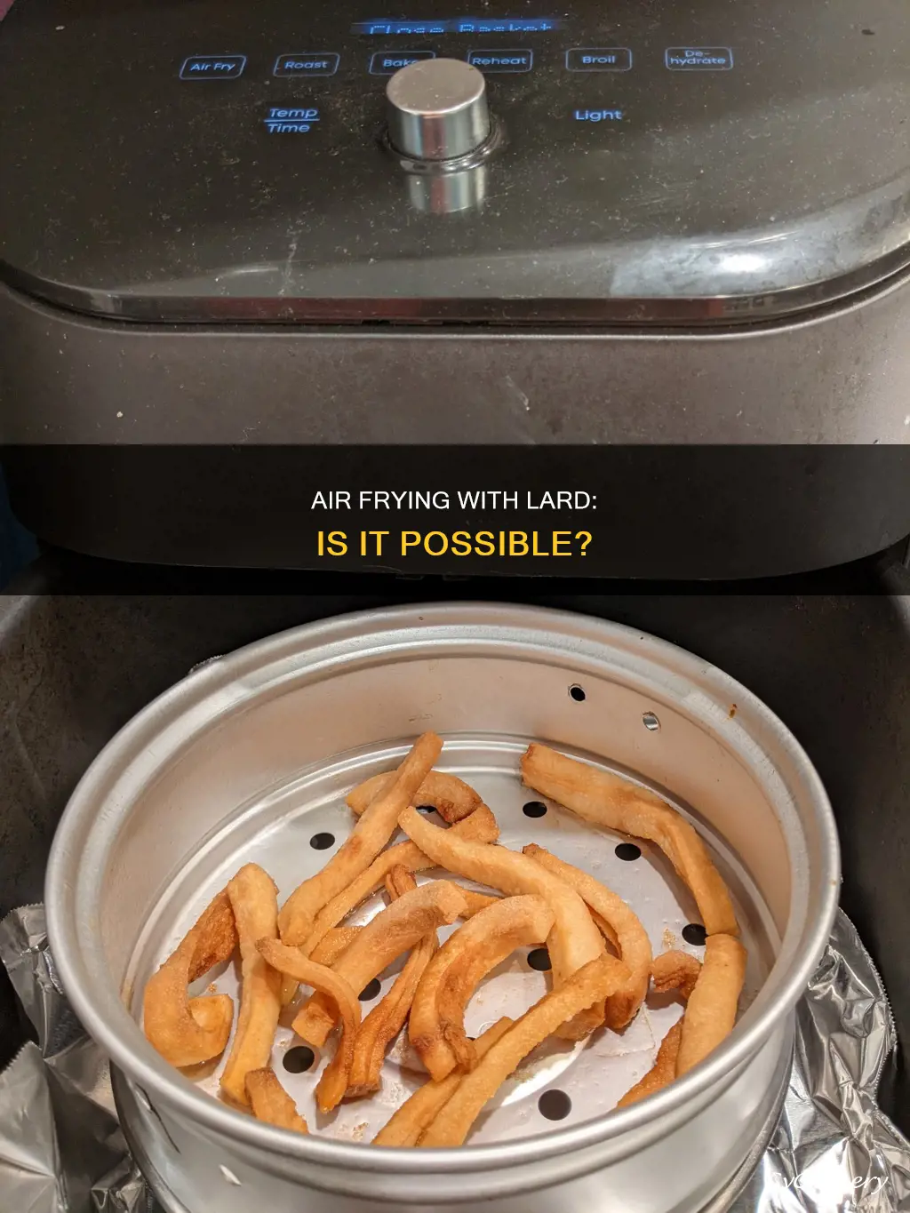 can you use lard in air fryer