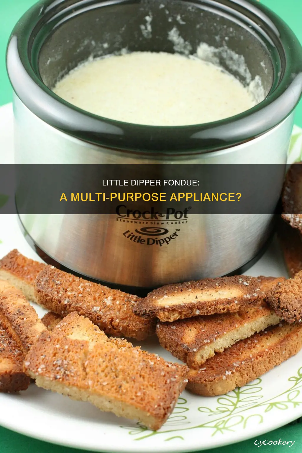 can you use little dipper fondue