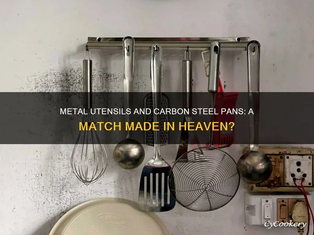 can you use metal on carbon steel pan