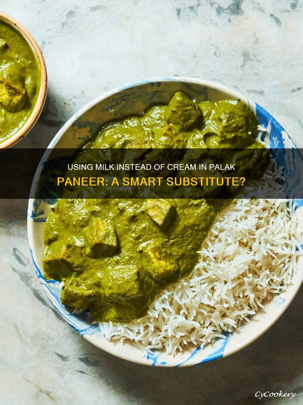 can you use milk instead of cream in palak paneer