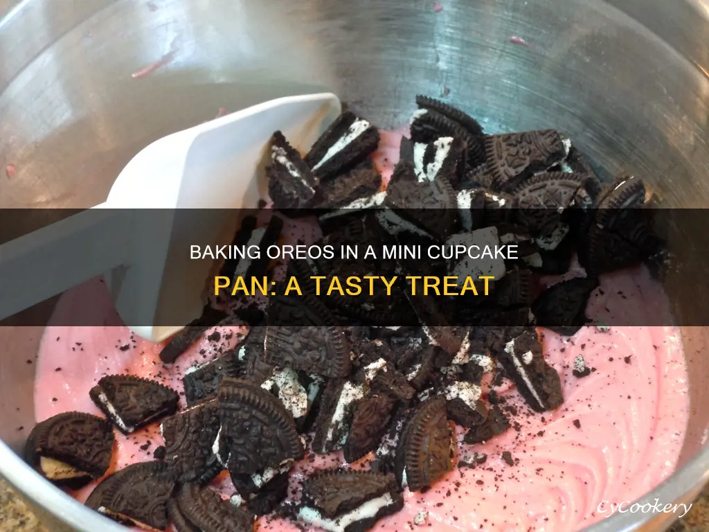 can you use mini cupcake pan for oreo