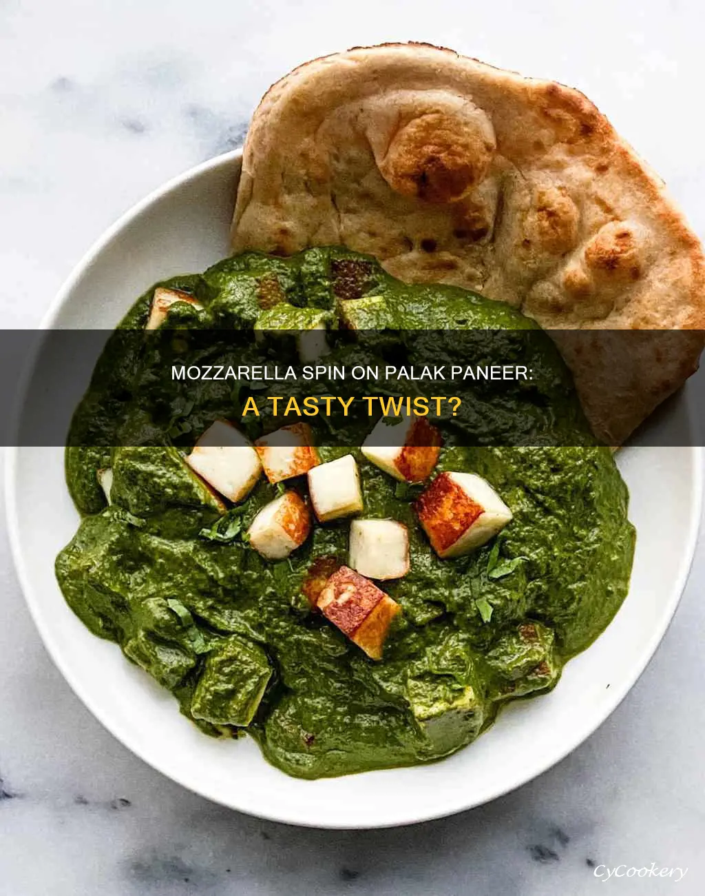 can you use mozzarella cheese for palak paneer