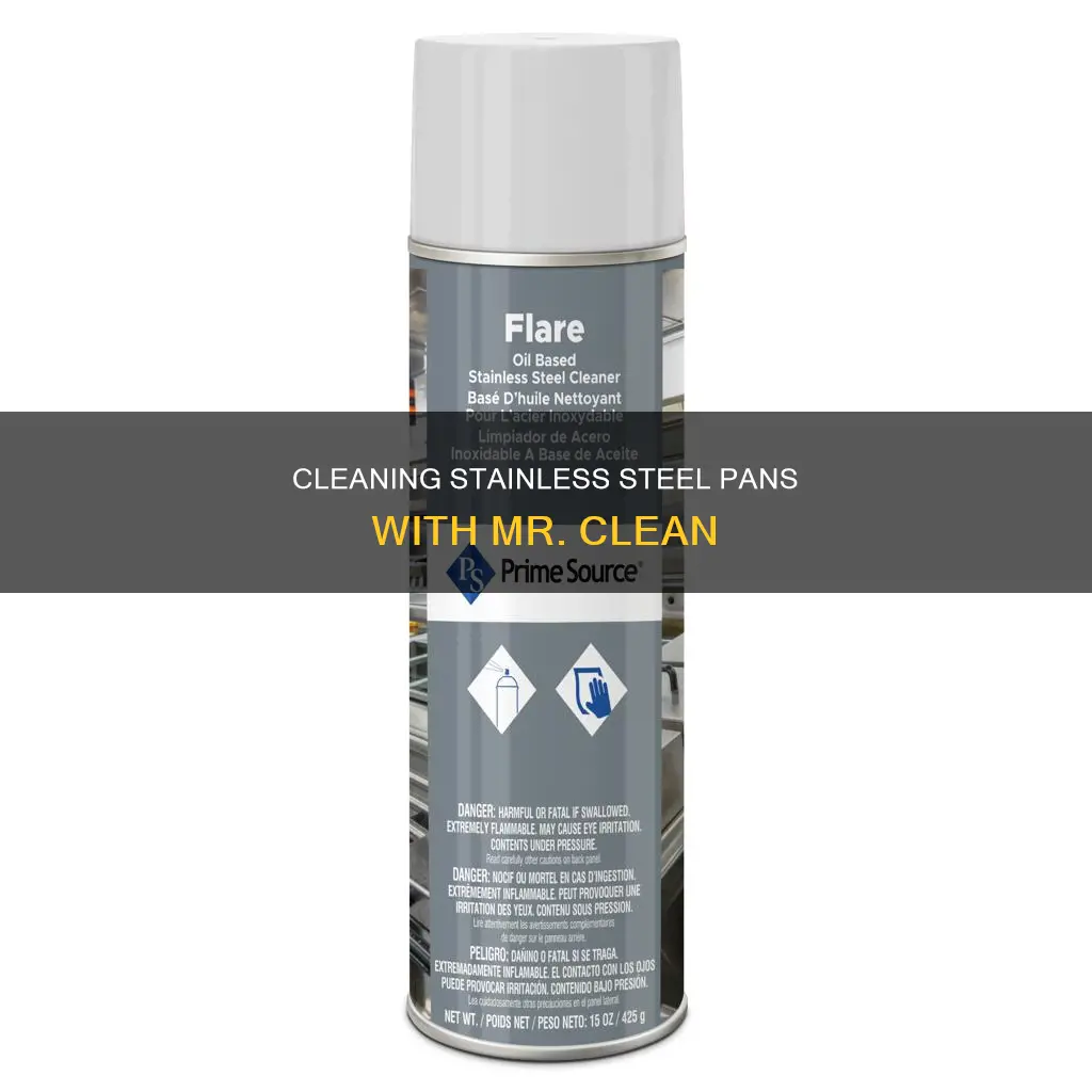 can you use mr clean on stainless steel pans