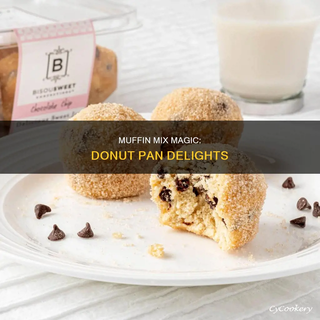 can you use muffin mix for donut pan