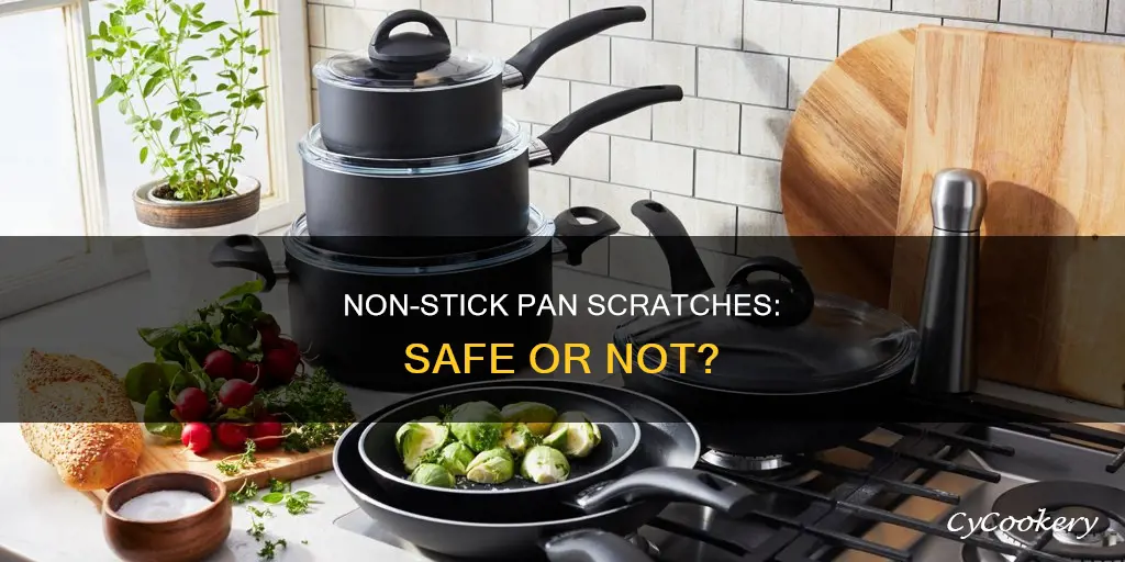 can you use non stick pan if scratched