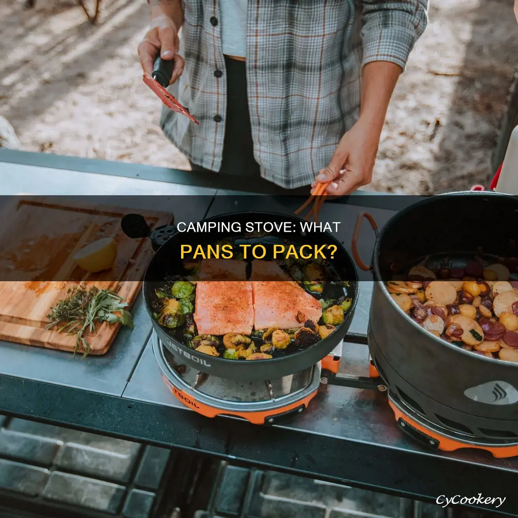 can you use normal pans on a camping stove