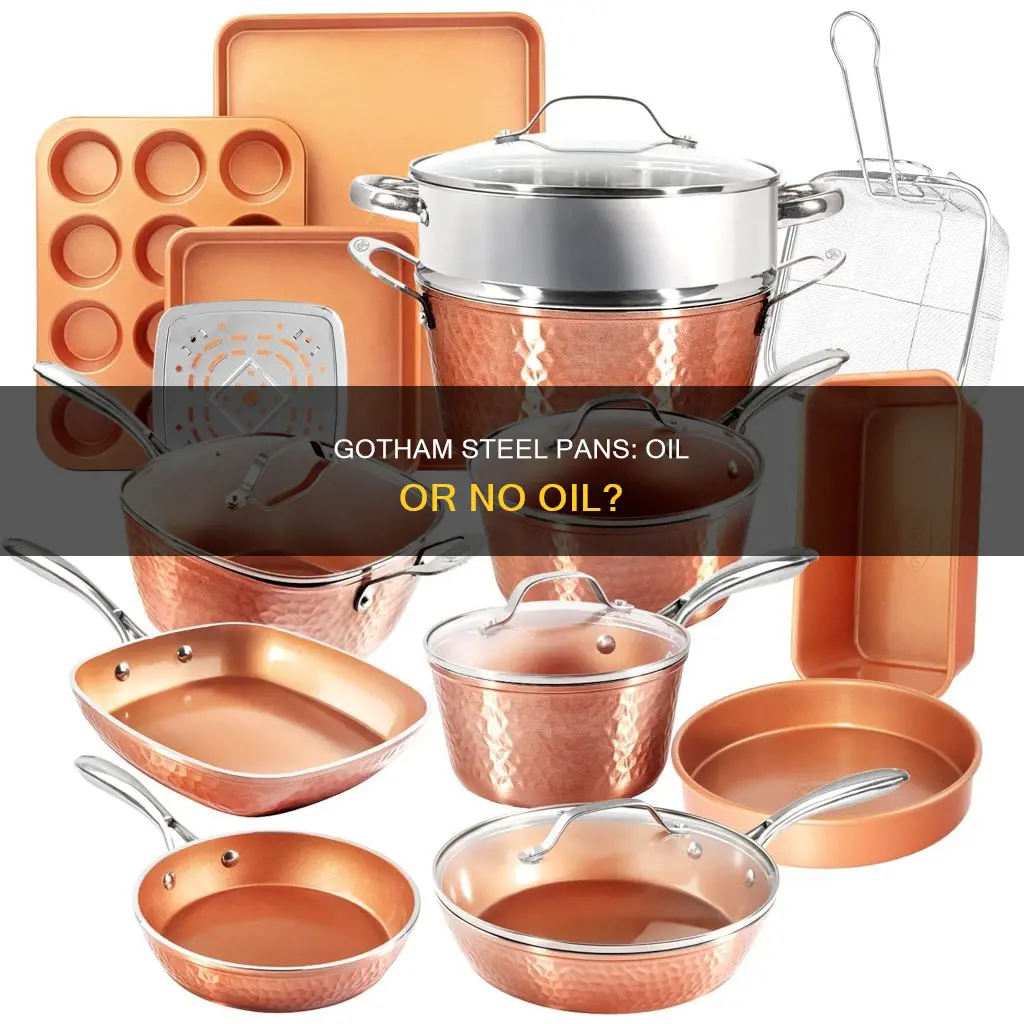 can you use oil in a gotham steel pan