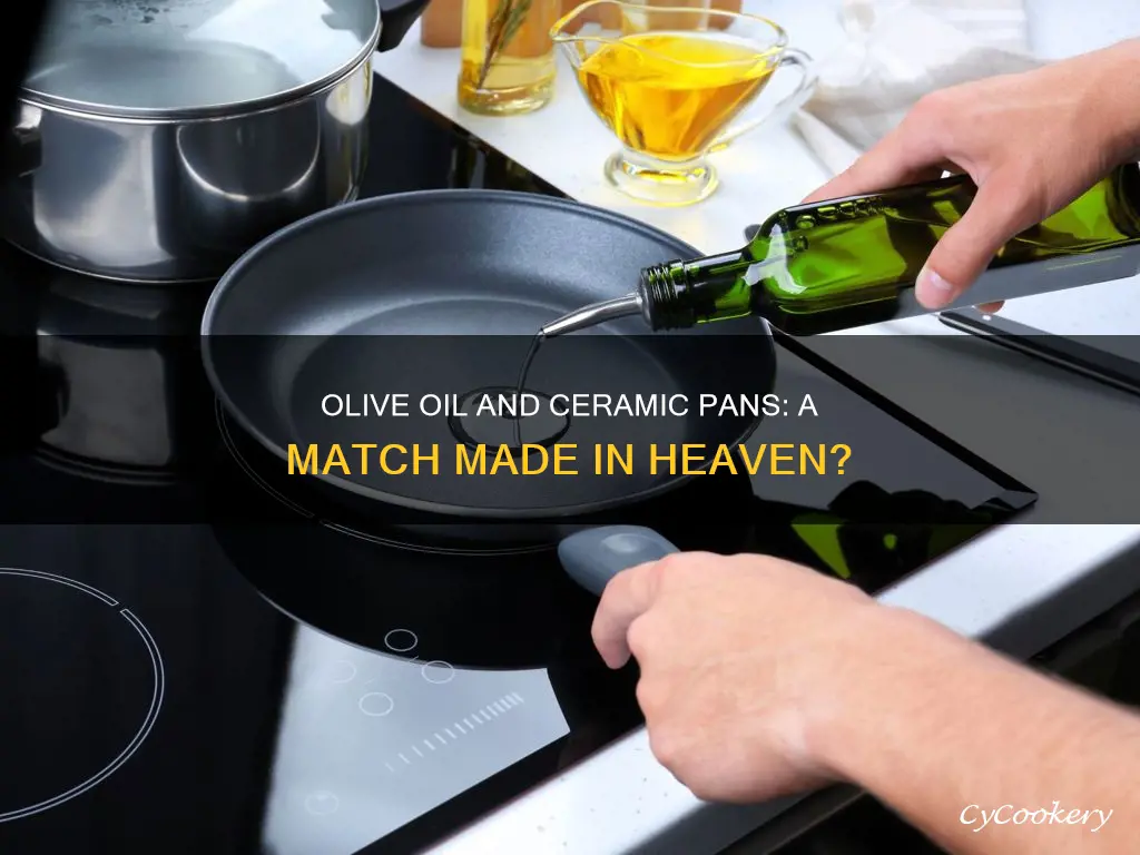 can you use olive oil in wearever ceramic pan