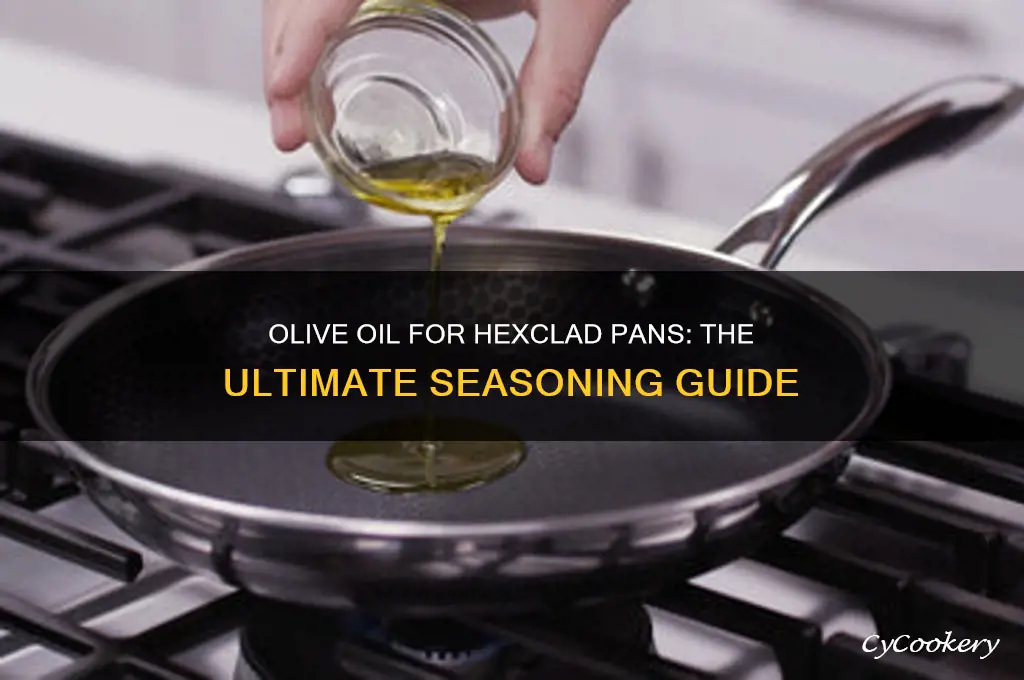 can you use olive oil to season hexclad pans
