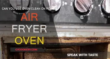 Power Air Fryer Oven: Safe to Use Oven Cleaners?