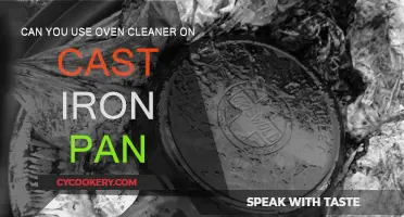 How to Clean Cast Iron with Oven Cleaner