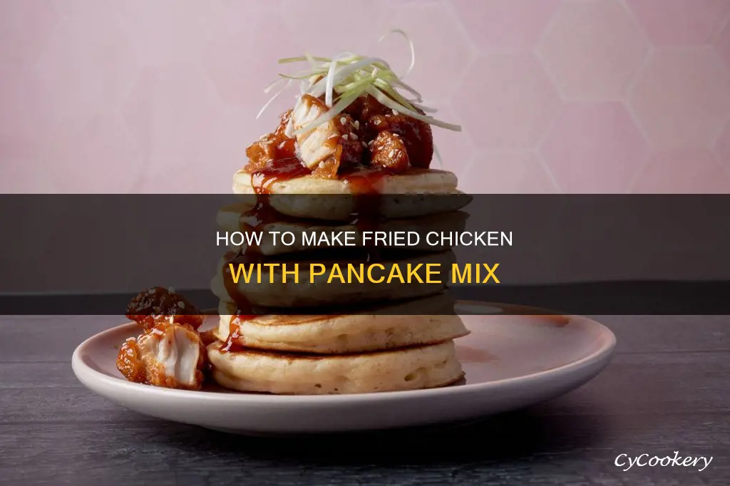 can you use pan cake mix to make fried chicken