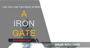 Iron Gate and Pan Head Screws: A Perfect Match?