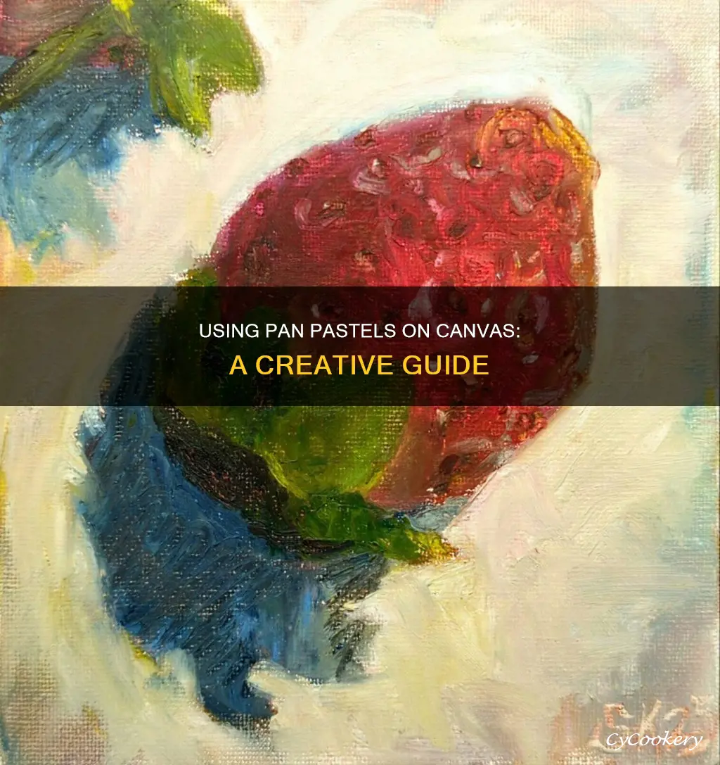 can you use pan pastels on canvas